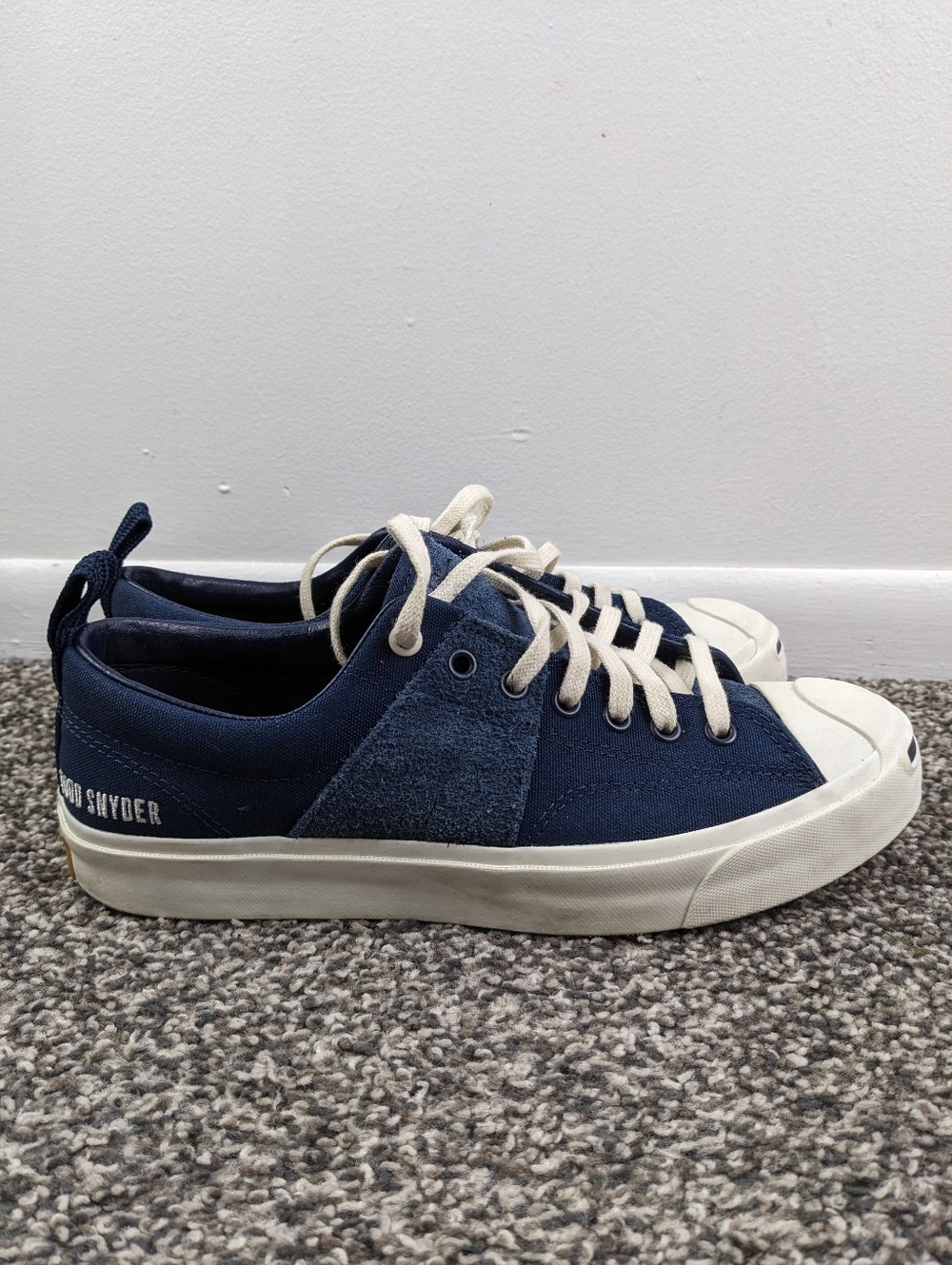 Converse Todd Snyder x Jack Purcell Todd Snyder Mens Sz 8 Blue Obsidian Shoes